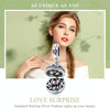 S925 Sterling Silver Love Surprise Pendant DIY Bracelet Necklace Accessories(Pink)
