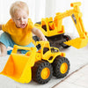 3 PSC / Set Children Simulation Drop-resistant Excavation Engineering Vehicle Toy Set, Random Style Delivery, Size:M