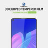 For Huawei P40 Lite E PINWUYO 9H 3D Curved Full Screen Explosion-proof Tempered Glass Film(Black)