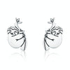 Animal Sloth Earrings Sterling Silver Simple Earrings