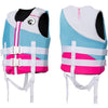 HiSEA L002 Foam Buoyancy Vests Flood Protection Drifting Fishing Surfing Life Jackets for Children, Size: L(Blue Red)