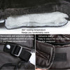 Leather Lei Feng Hat Winter Warm Ear Protection Cotton Cap, Style: Transparent Lens Black