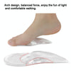 1pair Flat Feet Arch Support Shoe Insoles Adhesive Reusable Arch Cushions, Size: S 35-40(Flannel Black)