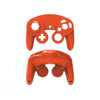 2 PCS Game Single Point Handle Shell Replacement Shell Handle Repair Parts For Nintendo NGC(Orange)