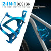 With Rotation Base JUNSUNMAY Bike Cup Holder Cages Bicycle Water Bottle Aluminum Alloy Bracket(Golden)