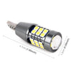 2 PCS T15 DC9-16V / 7.5W / 6000K / 600LM Car Auto Reversing Lights 27LEDs SMD-3030 Lamps