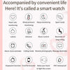 CF96 1.2 inch Waterproof Smart Steel Strap Wristband Support Heart Rate Monitoring / Blood Pressure Monitoring(Gold)