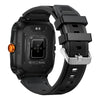 KT71 1.96 inch HD Square Screen Rugged Smart Watch Supports Bluetooth Calls/Sleep Monitoring/Blood Oxygen Monitoring(Black + Gold)