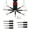8 in 1 Multifunctional Car Safety Hammer with Screwdriver Flashlight