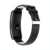 K7 1.14 inch TFT Screen Smart Call Bracelet, BT Call / Heart Rate / Blood Pressure / Blood Oxygen, Strap:Leather Strap(Black)