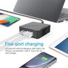 PD-75 Desktop PD Type-C USB QC 3.0 Fast Mobile Phone Charging Station Multifunctional Wireless Charger(EU Plug)