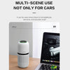 Mini Car Air Purifier Desktop Negative Ion Filter(Black)