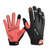 WEST BIKING YP0211209 Bicycle Gloves Shock Absorber Anti-Slip Touch Screen Glove, Size: L(Pink Black)