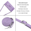 For Samsung Galaxy A56 5G Dream Triangle Leather Phone Case with Long  Lanyard(Purple)
