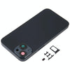 iPhone 14 Black Battery Back Cover with Frame & Keys