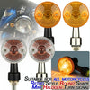 2 PCS PE-ZS101 Motorcycle Turn Signal Light (Silver)