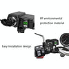Motorcycle Car Dual USB Mobile Phone Charger With Cigarette Lighter Interface Multi-function Digital Display Car Charger, Style:DYUK-2 Red Light