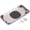 iPhone X Back Glass Replacement, iP13 Pro Style (Blue)