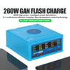 RELIFE RL-304R 5-Port 260W GaN Smart USB Fast Charger With 15W Wireless Chargind LCD Display(US Plug)
