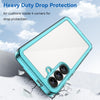 For Samsung Galaxy S25 5G Colorful Series Acrylic Hybrid TPU Phone Case(Transparent Blue)