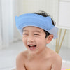 Shampoo Earmuffs Silicon Infant Wash Bath Cap Child Washing Hat(Blue)