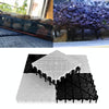 Aquarium Bottom Filter Sand Mat (8 Pcs, Black)