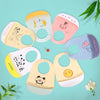 Baby Oil Spray Waterproof Silicone Bib Ultra-thin Saliva Towel, Pattern: Lemon Game