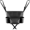 Car Central Control Seat Back Leather Multifunctional Storage Bag(Black)
