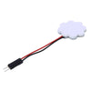 2 PCS 3W 200 LM 6000K Flower Shape Car Auto Interior Doom Reading Light with 12 SMD-5630 LED Lamps Bicuspid and T10 Adapter Cable, DC 12V(White Light)