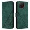 For Asus ROG Phone 8 Crossbody 3D Embossed Flip Leather Phone Case(Green)
