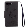 For Sony Xperia X Compact Butterflies Embossing Horizontal Flip Leather Case with Holder & Card Slots & Wallet & Lanyard(Black)