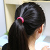 20pcs / Pack Girls Kids Rubber Bands Ponytail Holder Elastic Hair Bands(Bright Pink)