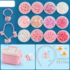 Beaded Educational Toys DIY Jewelry Material Set For Children 12 Cups of Love of Mermaids