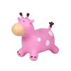Kids Entertainment Deer Wizard Jumping Horse Rider Baby Outdoor Inflatable Toys(Pink)
