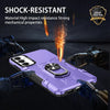 For Samsung Galaxy A05s Ring Holder Armor Hybrid Phone Case(Purple)