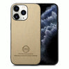 For iPhone 11 Pro Max Twill Fabric Leather Skin Back Phone Case(Khaki)