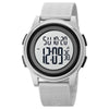 SKMEI 1895 Multifunctional Men Outdoor 50M Waterproof Luminous Digital Wrist Watch(Light Grey)
