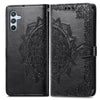 For Samsung Galaxy A56 5G Mandala Flower Embossed Leather Phone Case(Black)
