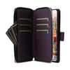 For Samsung Galaxy A24 Nine-card Slots Zipper Wallet Bag Leather Phone Case(Dark Purple)