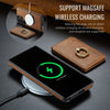 For Samsung Galaxy S25 Ultra 5G DG.MING K1 MagSafe Detachable Wallet RFID Back Cover Phone Case(Brown)