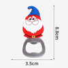Magnetic Cute Cartoon Stainless Steel Bottle Opener Refrigerator Sticker Decoration, Style: Snowman