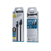 WK WDC-36i Intelligent Power-off 1m 2.4A USB to 8 Pin Fast Charging Data Cable(Black)