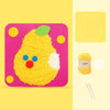 Montessori DIY Embroidery Board Kindergarten Children Cartoon Wool Stitching Material Kit, Style: Pear
