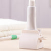 Toothpaste Facial Cleanser Hand Cream Automatic Squeezer Bathroom Supplies(White)