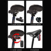 Bike Warning Tail Light 1080P WiFi Camera Recorder Waterproof Bicycle Rear Light for Riding Cycling, Spec:  Clamp Mount