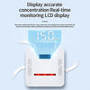 CO & Smoke Alarm Detector - Dual Sensor LCD Display - Battery Powered