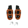 Motorcycle Modified Aluminum Alloy Foot Pedal Accessories(Orange)