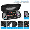 For ASUS ROG Ally Game Console EVA Leather Grain Handbag Clutch Protective Bag(Black)