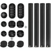 3 In 1 0.5m Kit Cord Management Organizer Kit Cable Sleeve With Zipper Cable Clip