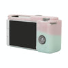 For Sony ZV-E10 Soft Silicone Protective Case (Pink Green)